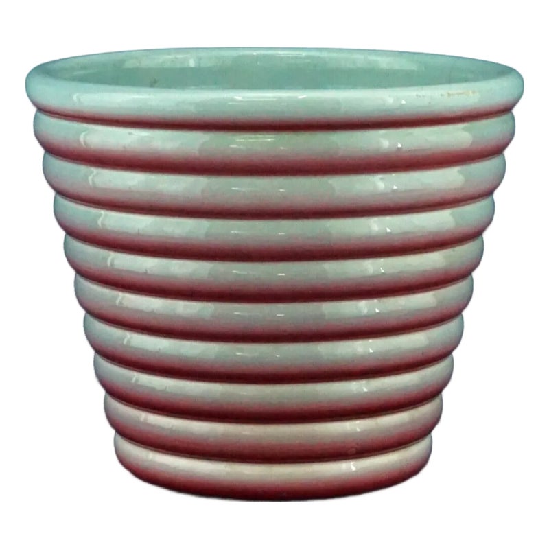 20th Century Futurist Cameleon Ceramic Vase By Angelo Simonetto For The Galvani Factory, Italy, 1920s