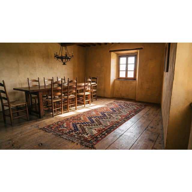 Red Antique NW Persian Rug For Sale - Image 8 of 9