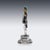 Antique 20th Century Italian Silver & Enamel Mounted Napoleonic Kingdom Guard, 1970s For Sale - Image 3 of 15