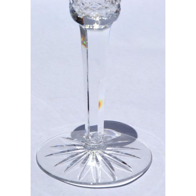 Transparent Set of 4 Kosta Boda Scandinavian Modern Faceted Art Glass Candle Holders For Sale - Image 8 of 14
