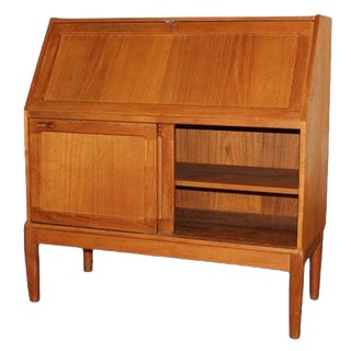 Secretary in Teak Denmark by H.W. Klein for Bramin, 1960s For Sale