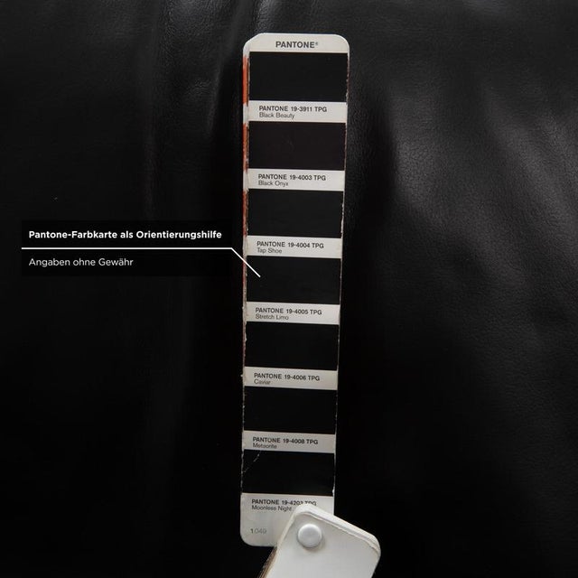 Symphony Armchair in Black Leather from Jori For Sale - Image 12 of 16