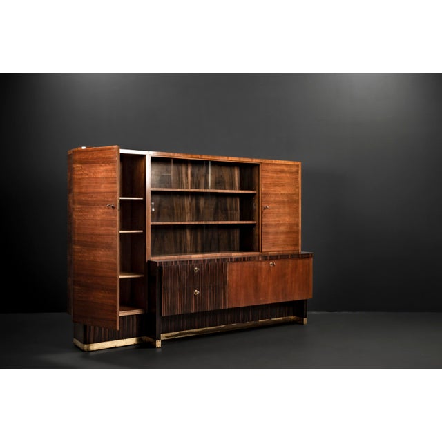 Black Art Deco Cabinet by Bruno Paul for Deutsche WK Möbel, 1930s For Sale - Image 8 of 18