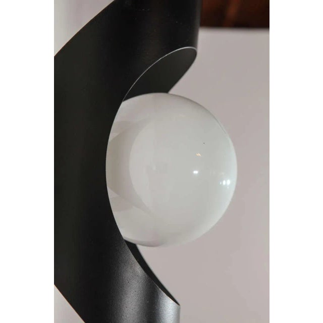 1970s Modern Black Metal Wall Sconces - A Pair For Sale In Los Angeles - Image 6 of 10