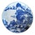 Large Japanese Edo Period Master of the Rocks Porcelain Charger Bowl For Sale