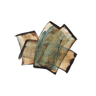 Contemporary Abstract Acrylic on Hahnemühle Paper Painting "In Between 05" by Emma Godebska For Sale