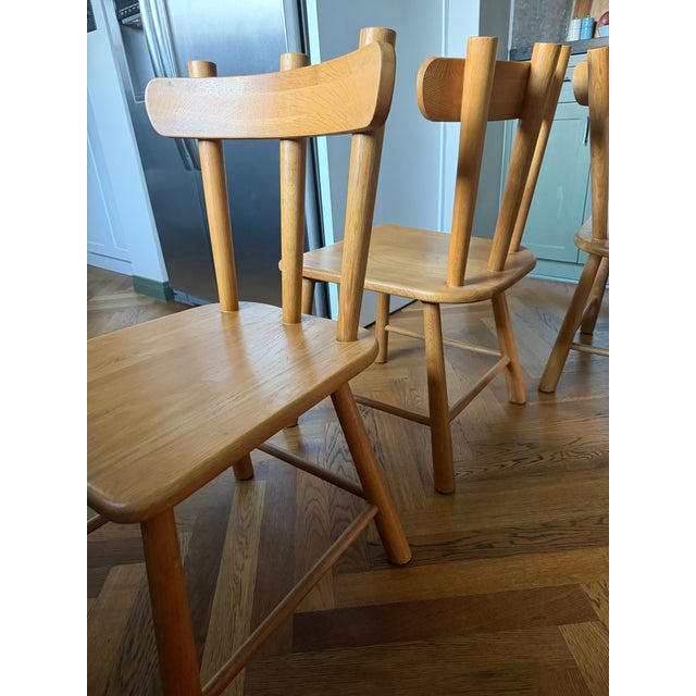 2020s One Mya Oak Wooden Dining Chair For Sale - Image 5 of 9