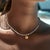 Lavender Tanzanite Pearl Alternating Necklace For Sale - Image 8 of 10