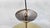 Pre-war brass nickel-plated chandelier and lamp, dimensions: height: 38 cm, lampshade diameter: 43 cm. European Plug (up...