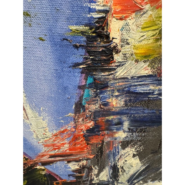 Wood Collector Large Original Abstract Expressionist Oil Painting – Signed, Impasto Texture, Modernist, Framed For Sale - Image 7 of 8