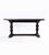 Carved oak barley twist hall table made by Flints Fine Furniture in New York. Beautiful carvings on this very solid table....