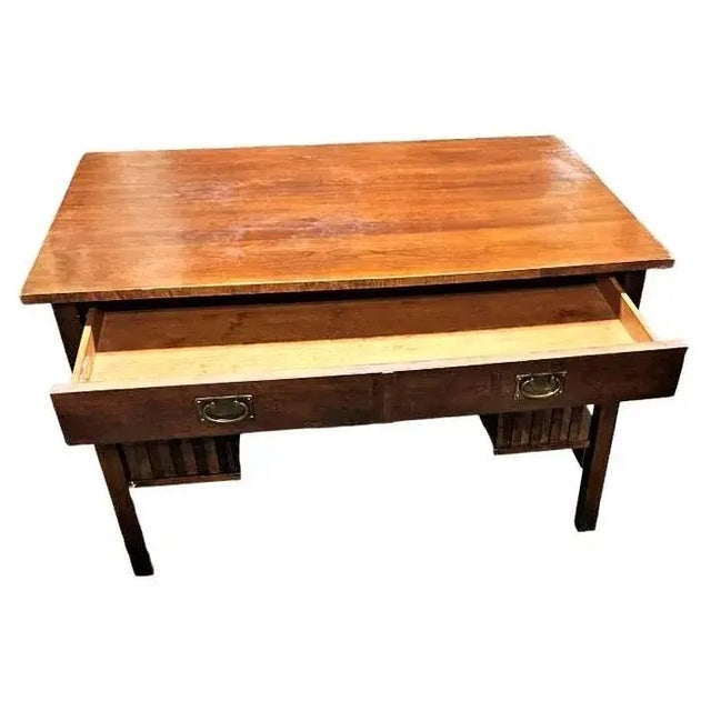 Late 20th Century Jim Peed for Romweber Solid Cherry Mission Desk For Sale In Saint Louis - Image 6 of 6
