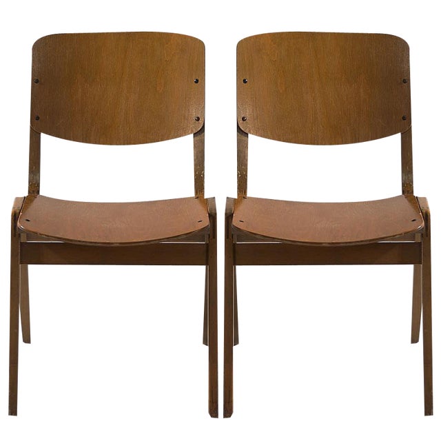Set of Vintage Chairs from Thonet, 1950 For Sale