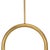 Regina Andrew Happy Steel Pendant, Small, Natural Brass For Sale In Detroit - Image 6 of 9