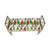 Hollywood Regency Vintage Faux Bamboo Upholstered Bench, Hollywood Regency, Mid 20th Century For Sale - Image 3 of 12