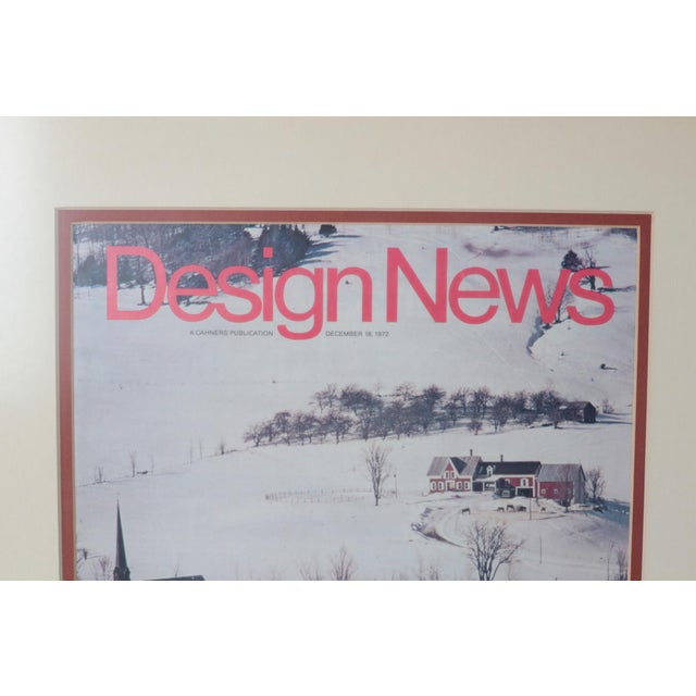 1972 Design News Magazine Cover, December | Graphic Design Wall Art For Sale - Image 4 of 11