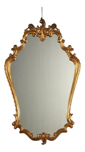 Carved and Gilded Wooden Mirror