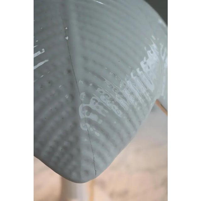 Palm Tree Table Lamp by Tommaso Barbi for B. Ceramica, Italy, 1970s For Sale - Image 6 of 9