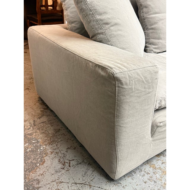 Gray Restoration Hardware Cloud Modular U-Sectional, Set of Five For Sale - Image 8 of 12