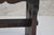 1950s Vintage Brutalist Wood and Leather Stools, 1950s, Set of 2 For Sale - Image 5 of 12