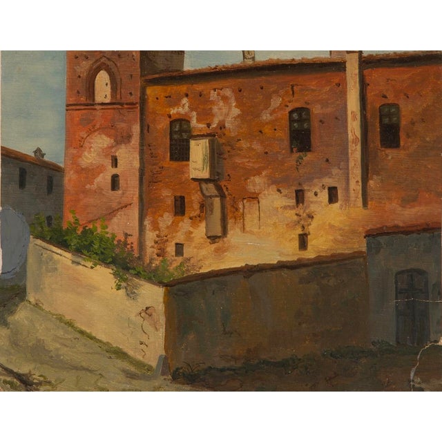 Early 20th Century Italian Landscape Painting For Sale - Image 4 of 7