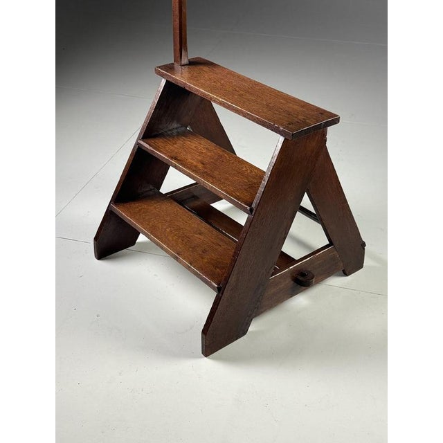 Library Stairs in Oak For Sale - Image 3 of 15