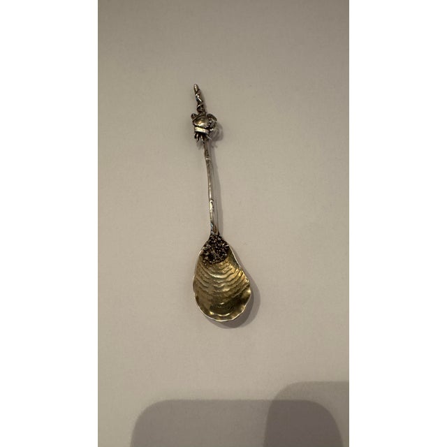 Late 19th Century Antique Gorham "Narragansett" Sterling Silver Figural Crab Spoon For Sale - Image 5 of 8