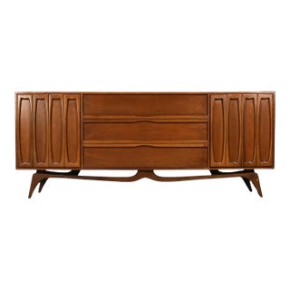Tobago Vintage Mid Century Modern Lowboy Dresser C. 1960s, Attributed For Sale