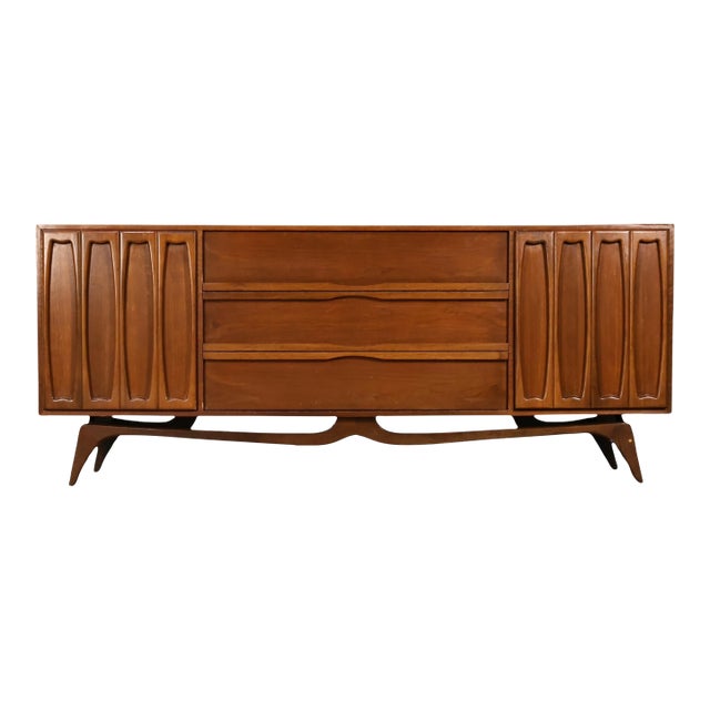 Tobago Vintage Mid Century Modern Lowboy Dresser C. 1960s, Attributed For Sale