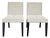 Pair of Crate & Barrel Dining Side Chairs For Sale