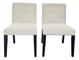 Pair of Crate & Barrel Dining Side Chairs