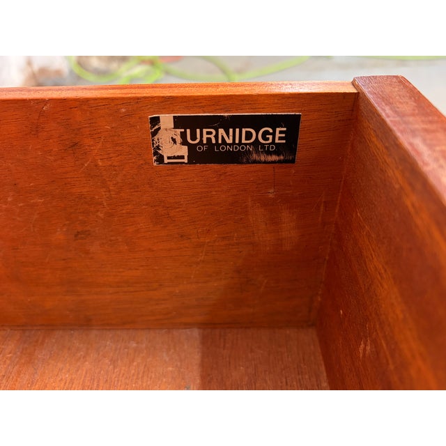 Mid 20th Century Modern Teak Hutch With Glass by Turnidge of London Ltd. For Sale - Image 15 of 15