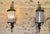 A Very Large Pair of Entrance Door Wall Lights, Wall Lanterns 2 very rare pieces, dating back to the 19th century, these...