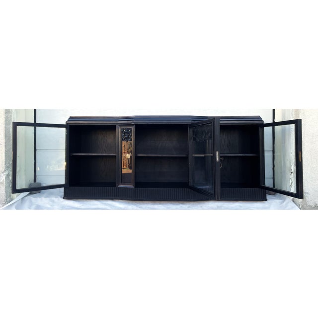 19th Century European Historicism Neo-Renaissance Display Cabinet, 1880s For Sale - Image 4 of 18