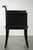 20th Century Asian Style Black Wooden Armchair For Sale - Image 3 of 15