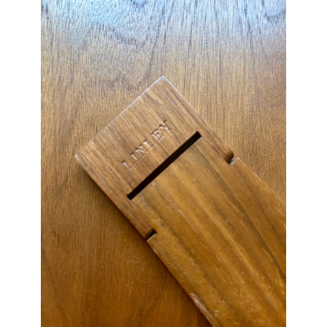 Vintage David Linley for Alfred Dunhill Walnut Picture Frame For Sale - Image 4 of 4