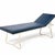 A striking Mid-Century Modern adjustable chaise lounge with strong Streamline Moderne and industrial design cues,...