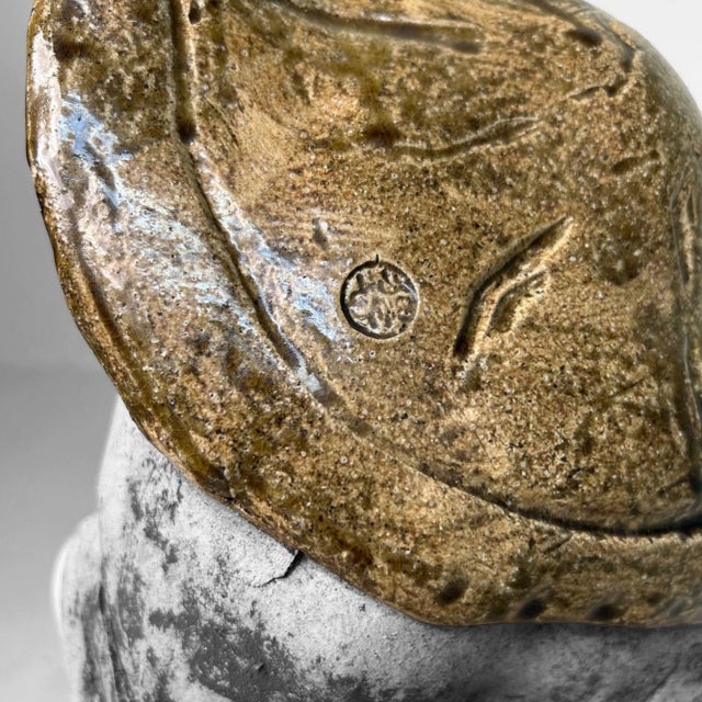 Tanuki Sculpture Shigaraki Ceramic, Japan, 1950s For Sale - Image 4 of 15