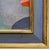 2020s Contemporary Abstract "Periwinkle Blue" Oil Painting in Vintage Painted Frame For Sale - Image 5 of 6