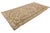 Vintage Hand-Knotted Neutral Medallion Area Rug in Warm Camel, Ivory & Slate Blue For Sale - Image 10 of 10