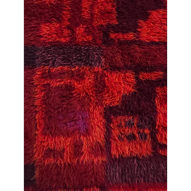 1970s Mid-Century Modern Rug in Wool, Germany, 1970s For Sale - Image 5 of 9