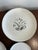 Mid-Century Modern Mid 20th Century Royal Jackson Parisienne Black Floral Dinnerware Set, Service for 2 - 10 pcs For Sale - Image 3 of 8