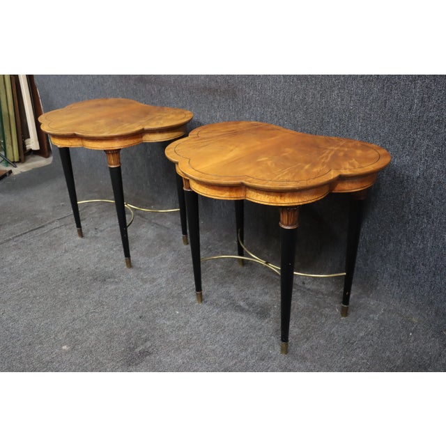 1950s Tommi Parzinger for Charak Cocktail Tables/Pair For Sale - Image 5 of 12