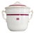 C. 1865–1875 American White Ironstone Magenta & Gilt Monogrammed Slop Jar For Sale