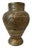 This Antique Middle Eastern Ornate Brass Vase is a stunning piece with intricate hand engraved details, standing at 11...