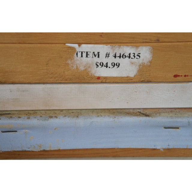 Mid 20th Century Vintage B. Barry Floral Vase of Roses Still Life Oil Painting on Canvas For Sale - Image 11 of 13