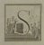 Luigi Vanvitelli, Letter S, Etching, 18th Century For Sale