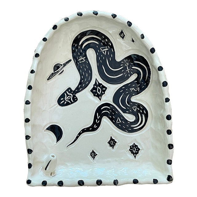 Snake Altar - Wall Hanging Spiritual Altar With Celestial Motif and ...