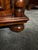 Wood Bookcase or Display Cabinet Burl Wood and Twist Columns, Mid 20th Century For Sale - Image 7 of 14