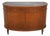 Vintage Marble Top Demilune Linen Cabinet For Sale